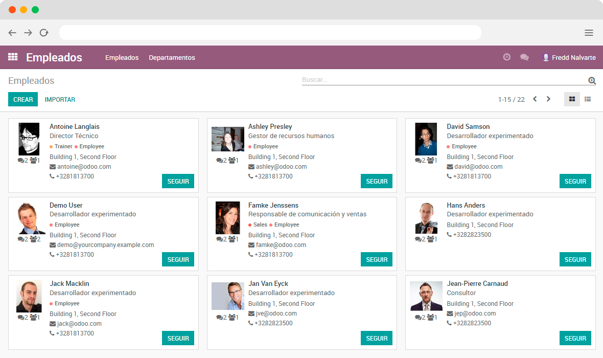 Odoo CMS - una imagen grande