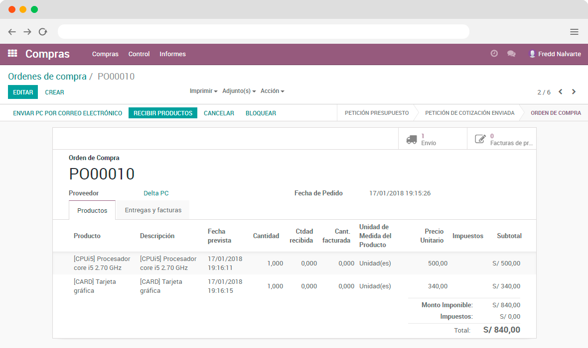 Odoo CMS - una imagen grande