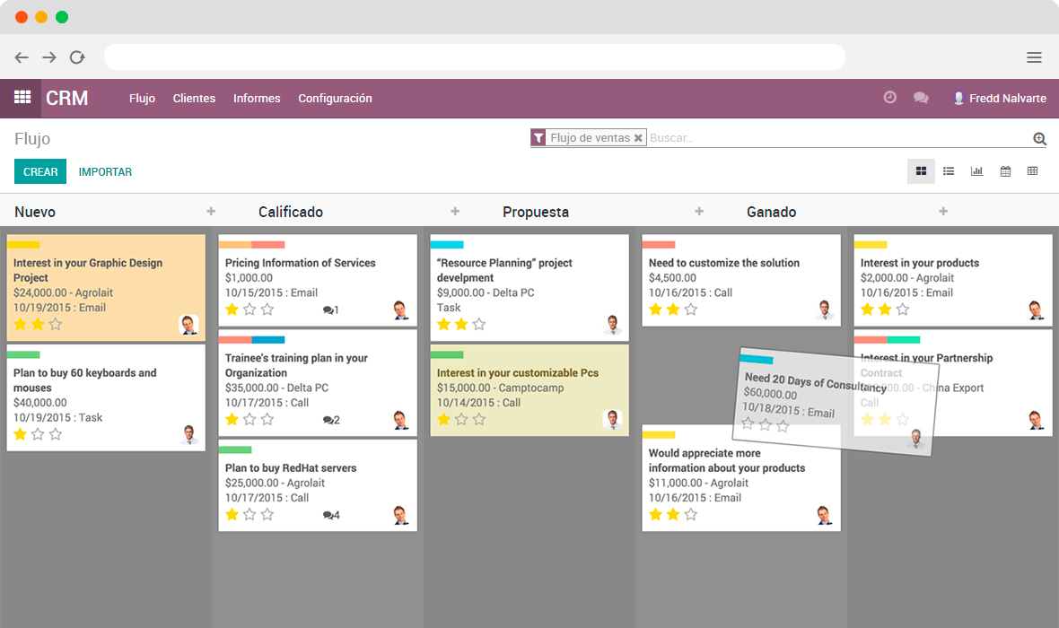 Odoo CMS - una imagen grande